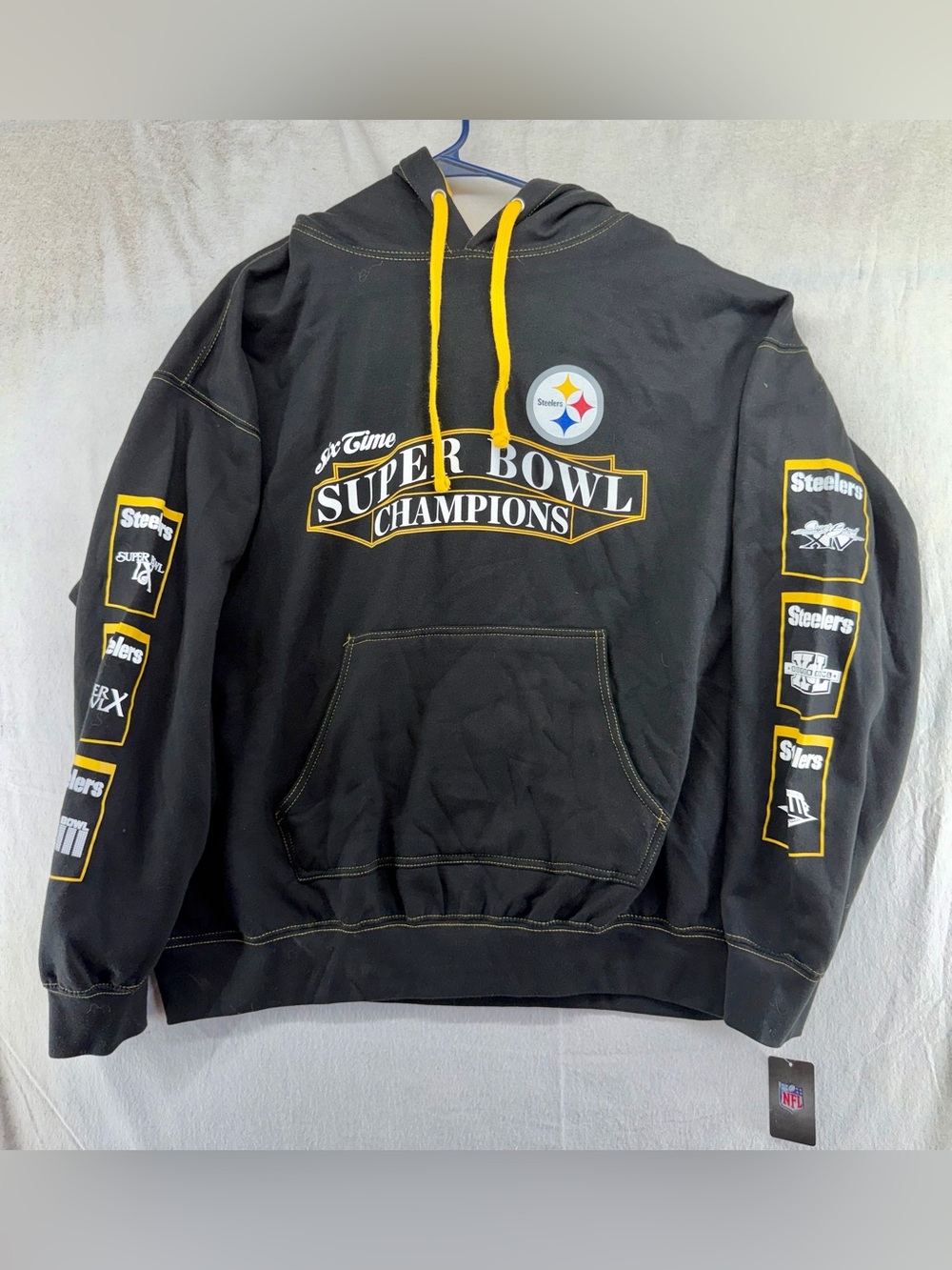 NFL Pittsburgh Steelers Super Bowl XLIII Champions Hoodie New/WTags XXL